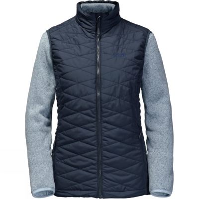 Chaquetas Jack Wolfskin Caribou Glen Mujer Negras / Gris - Chile CHY601485